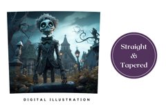 3D Zombie Tumbler Wrap, 3D Halloween Tumbler Sublimation Product Image 3