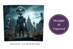 3D Zombie Tumbler Wrap, 3D Halloween Tumbler Sublimation Product Image 3