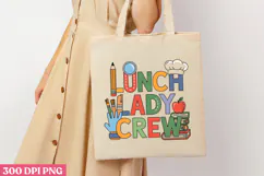 LUNCH LADY CREW PNG, Lunch Lady Sublimation PNG Product Image 3
