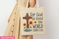 GOD with God all things PNG, Christian Jesus Sublimation PN Product Image 3