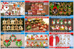 401 Christmas Mega Bundle Laser Cut, 3D Christmas Decoration Product Image 4