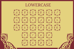 Mandala Tear Monogram | Web Font Product Image 3