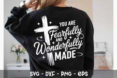 You are fearfully and wonderfully - Christian SVG Design Product Image 3