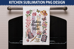 Mother&#039;s Day Kitchen Towel - Mother&#039;s Day Sublimation PNG Product Image 1