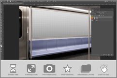 Subway Train Poster Product Image 2