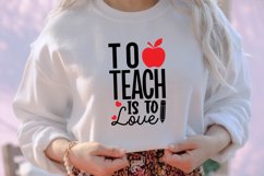 To Teach is to love SVG Product Image 3