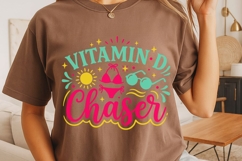 Vitamin D Chaser Svg, Funny Summer Beach Svg, Beach Life Svg Product Image 5