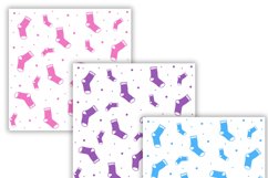 hand-drawn socks digital papers Product Image 2