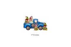 Christmas gnomes Christmas trees on a truck, Gnomes Product Image 3
