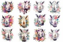 Rhinoceros - Rhino Clipart Product Image 2