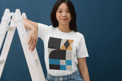 Modern Geometric Block Pattern Embroidery Design Product Image 3