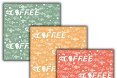 coffee digital papers, Coffee pattern, Coffee background Product Image 2