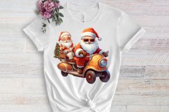 Funny Snowman Sublimation Clipart, watercolor Clipart Product Image 3