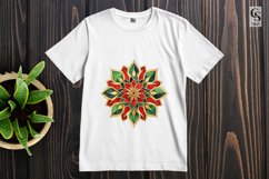 Kwanzaa Flower Mandala Clipart Sublimation PNG Product Image 2