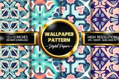 Wallpaper Pattern Digital Papers - 04 Variations Product Image 1