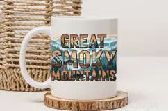 Great Smoky Mountains PNG, Vintage National Park Bear Design Product Image 3