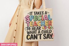 It Takes A Special Teacher PNG, Autism Sublimation PNG Product Image 3