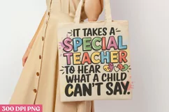 It Takes A Special Teacher PNG, Autism Sublimation PNG Product Image 3
