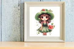 Fruits Little Princess Sublimation Clipart Product Image 3