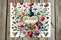 Vintage Love| 4 Skinny tumbler sublimation designs Product Image 3