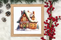 Hand Drawn Cozy Christmas Clipart, Christmas PNG Product Image 3