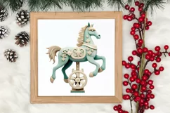Festive Christmas Sewing Clipart , Christmas PNG Product Image 3
