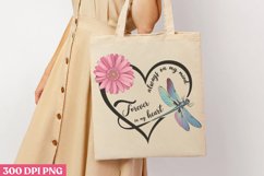 Forever in my heart PNG, Dragonfly Sublimation PNG Product Image 3