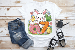 Happy Easter 67 Bunny &amp; chick PNG Sublimation | Happy Easter Product Image 1