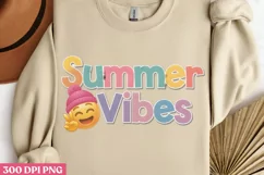 Summer Vibes PNG, Vintage Summer Sublimation PNG Product Image 3