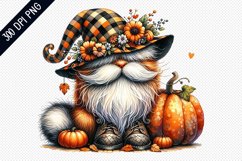 Halloween Cat Sublimation - Clipart PNG Design Product Image 1
