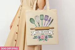 Choose Your Weapon PNG, Kitchen Quotes Clipart PNG Product Image 3