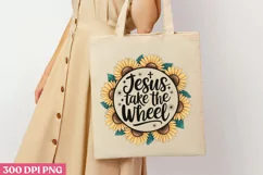 .Jesus take the wheel PNG, Christian Jesus Sublimation P Product Image 3