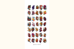 Watercolor Ink Drawing Floral Clipart Bundlle Product Image 3