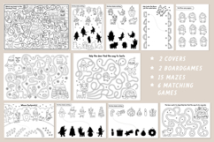 Christmas village coloring games and activities for kids Product Image 3