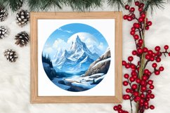 Winter Hiking Clipart Sublimation, Christmas PNG Product Image 2