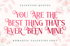 Romantic Valentine - Beautiful Valentine Font Product Image 3