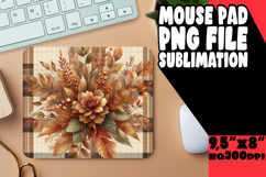 BRIGHT DESK MAT PLAYFUL ART, Autumn Flower Product Image 1