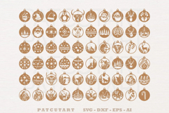 Christmas Ornament SVG Bundle, Christmas Decorations, Laser Product Image 3