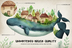 2000 Procreate Brushes Mega Bundle Product Image 3