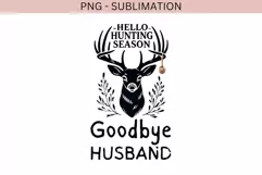 Hello Hunting Season PNG, Girly Hunting Sublimation Design Product Image 4