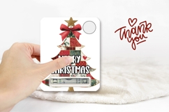 Patchwork Christmas Tree Money Card, Christmas Money Holder Product Image 3