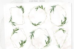 Olive Clipart, Olive Branches Clip Art, Green Leaves Product Image 3