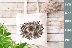 Floral Design, Flowers SVG, Sunflowers, Cutting board SVG Product Image 3