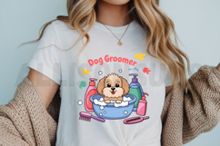 Dog Groomer PNG, Dog Sublimation Design Product Image 3