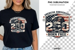 250th American Anniversary PNG | 17762026 Patriotic Eagle Product Image 1