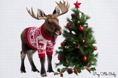 Christmas Woodland Animals Clipart Bundle PNG Product Image 8