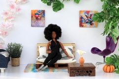 Miniature pallet bed digital file download kit dollhouse Product Image 3