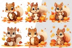 30 cute autumn Sticker, Clipart autumn Decor, PNG Product Image 3