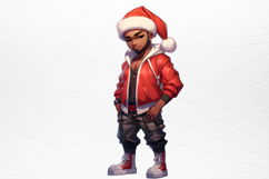 Christmas Chibi Men Clipart PNG Product Image 3
