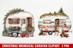 Christmas Whimsical Caravan Sublimation Product Image 1